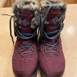 Columbia Minx Shorty III Epic Plum Women's Snow Boots - Size 8.5 New with Tags